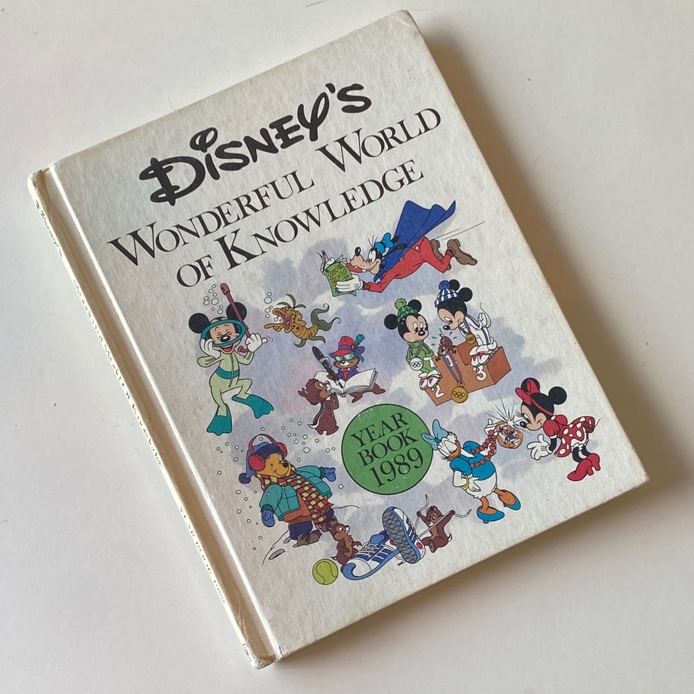 Disney's Wonderful World of Knowledge Book with Colorful Characters